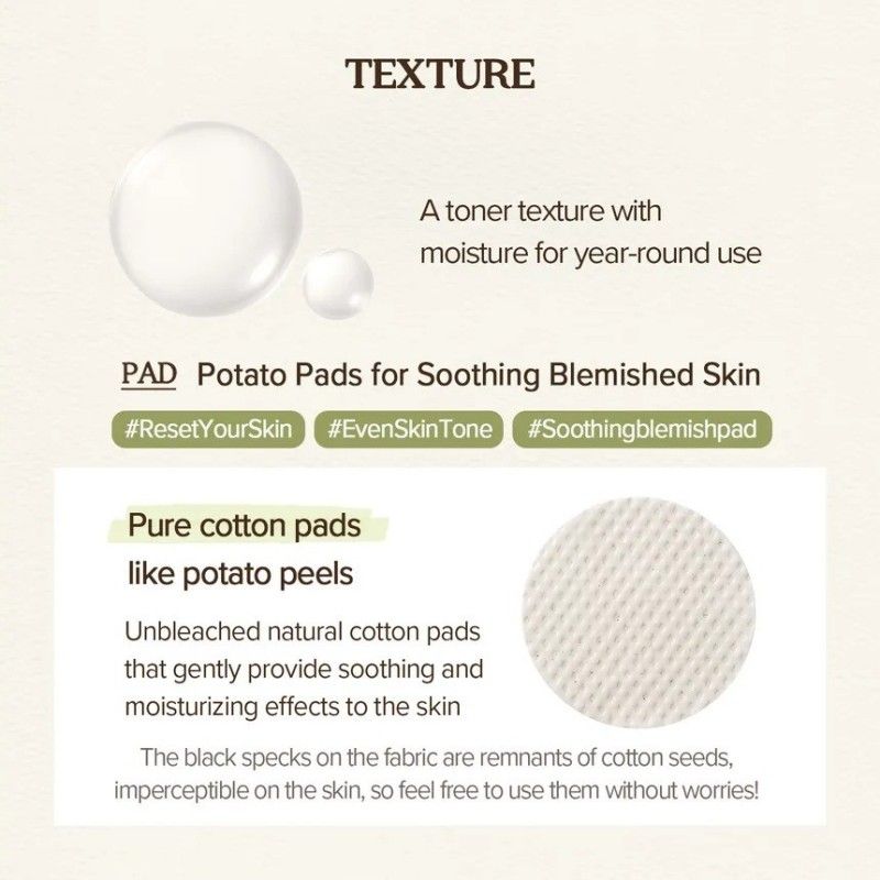 Skinfood Potato Madecassoside Soothing Pad 60+10pcs