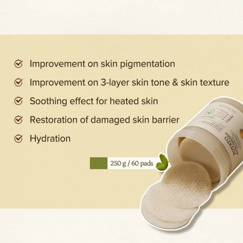 Skinfood Potato Madecassoside Soothing Pad 60pcs