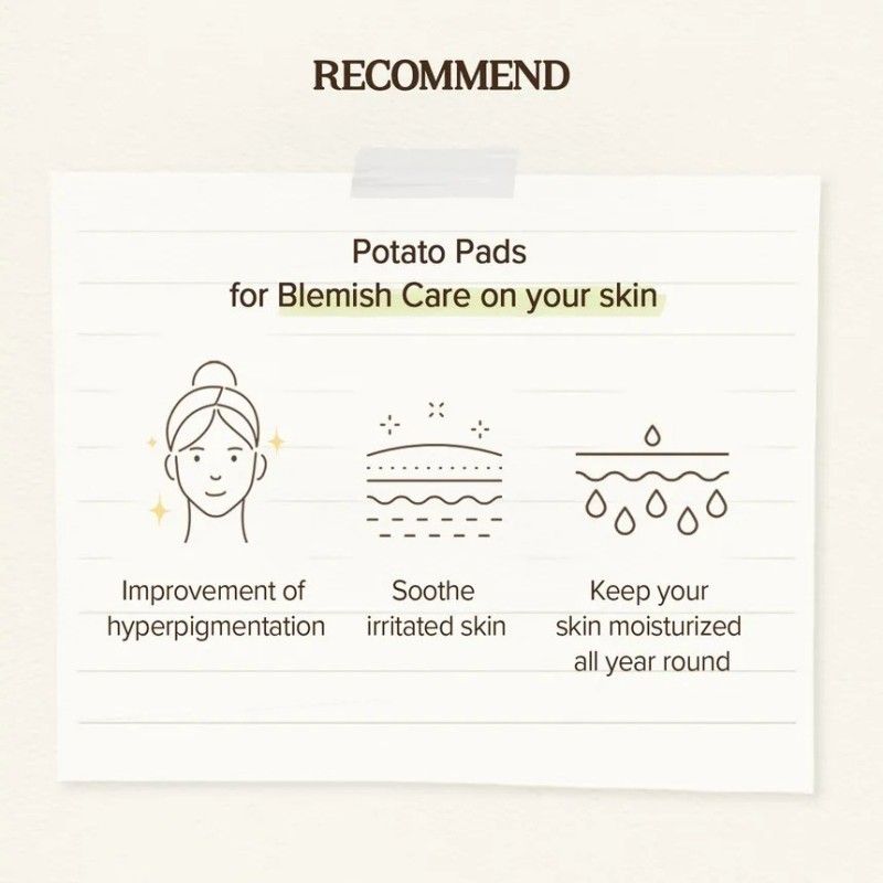 Skinfood Potato Madecassoside Soothing Pad 60pcs