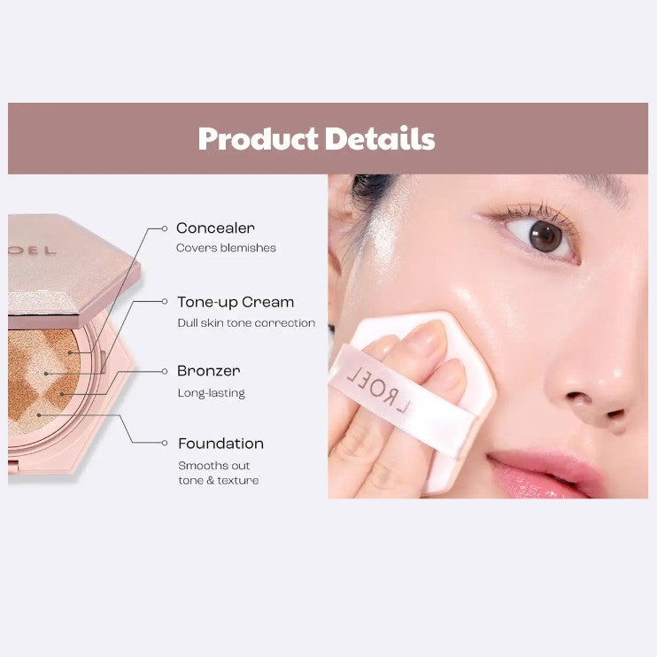 Elroel Blending Compact Cushion #25 Medium Beige