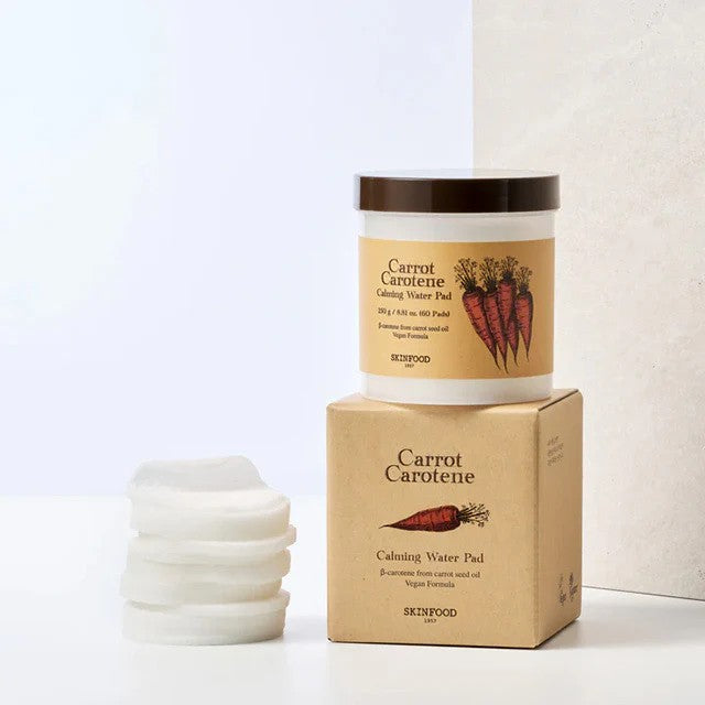 Skinfood Carrot Carotene Calming Water Pad 60pcs