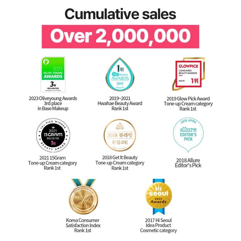 Cosnori Whitening Dress Tone-Up Cream 50ml