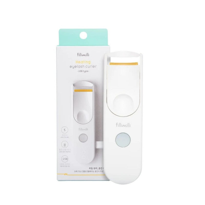 Fillimilli Heating Eyelash Curler USB Type White