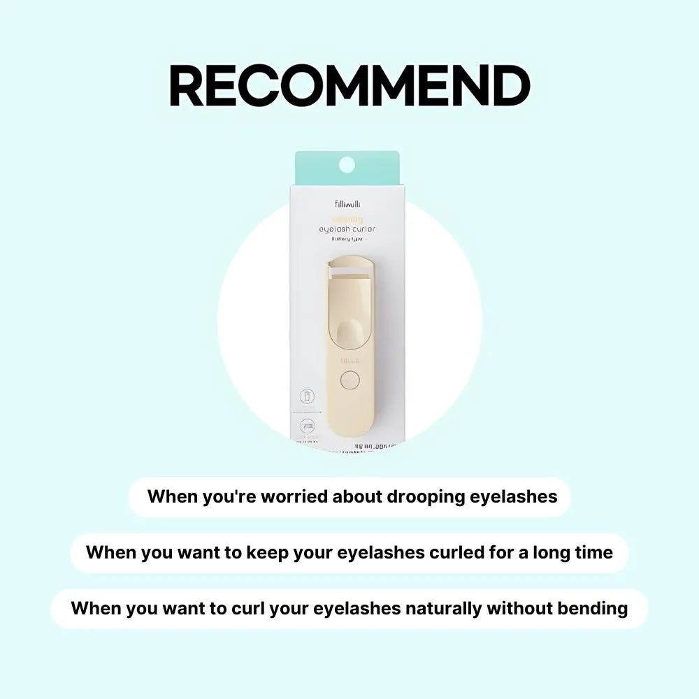Fillimilli加热睫毛夹持久卷翘电池款黄色