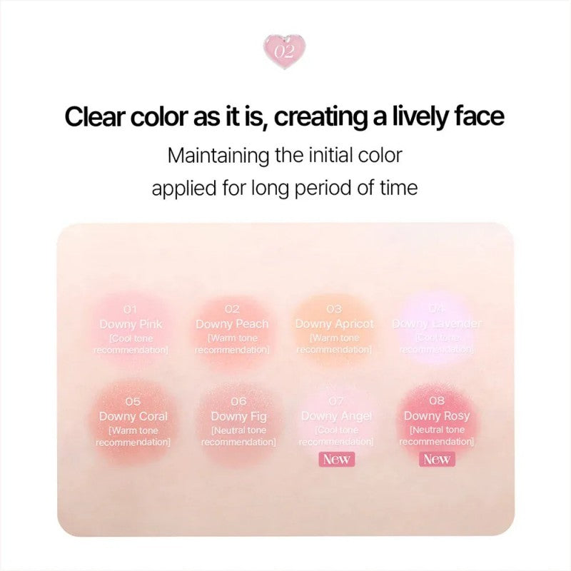 Bbia Ready To Wear Downy Cheek Cream Blush #02 Downy Peach