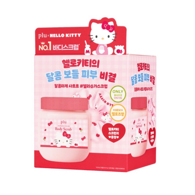 Plu x Hello Kitty Perfumed Sea Salt Scrub Body Wash Melrose 510g