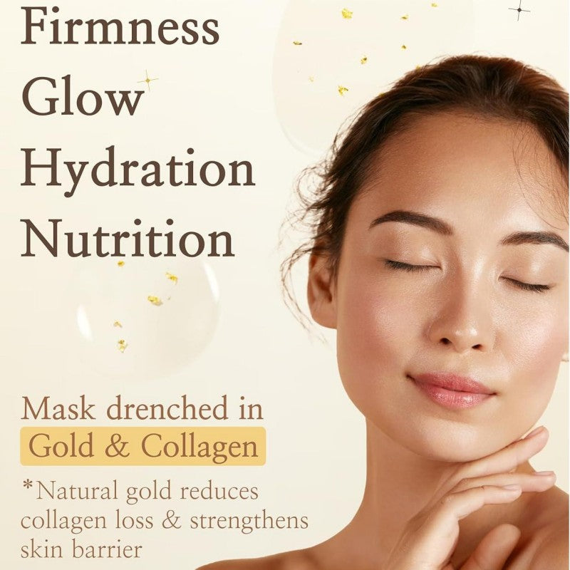 SNP Gold Collagen Ampoule Mask Sheet 1pcs