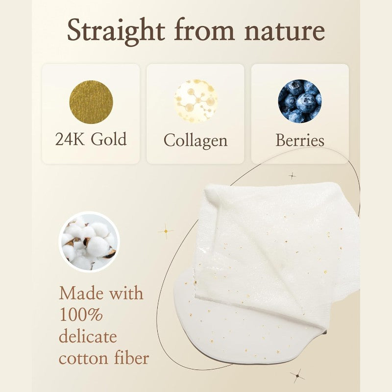 SNP Gold Collagen Ampoule Mask Sheet 1pcs