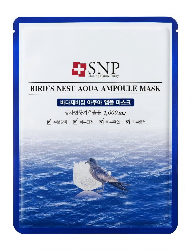 SNP Bird'S Nest Aqua Ampoule Mask 1pcs
