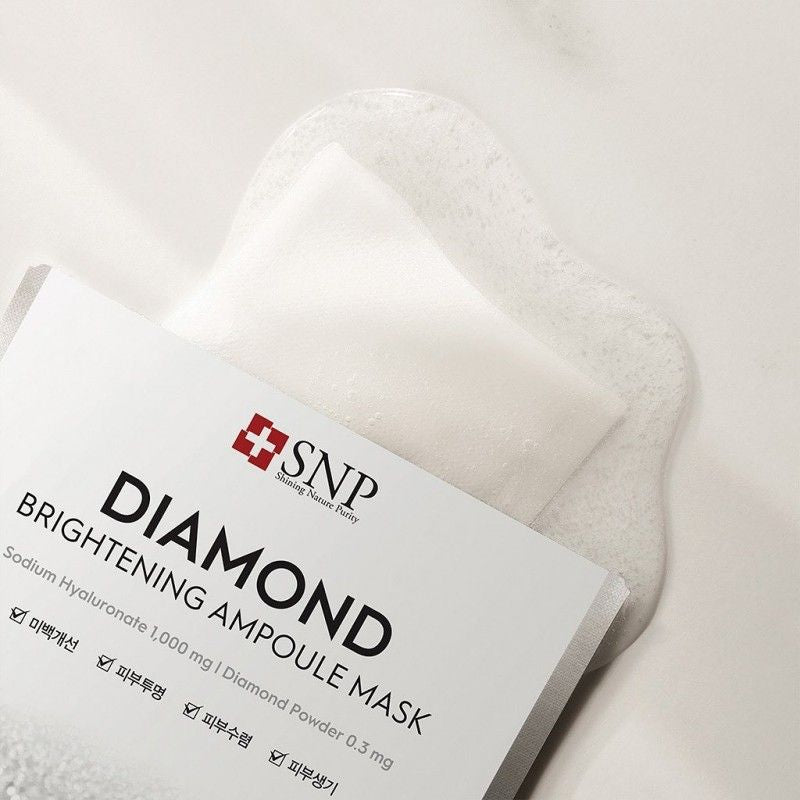 SNP Diamond Brightening Ampoule Mask 10pcs