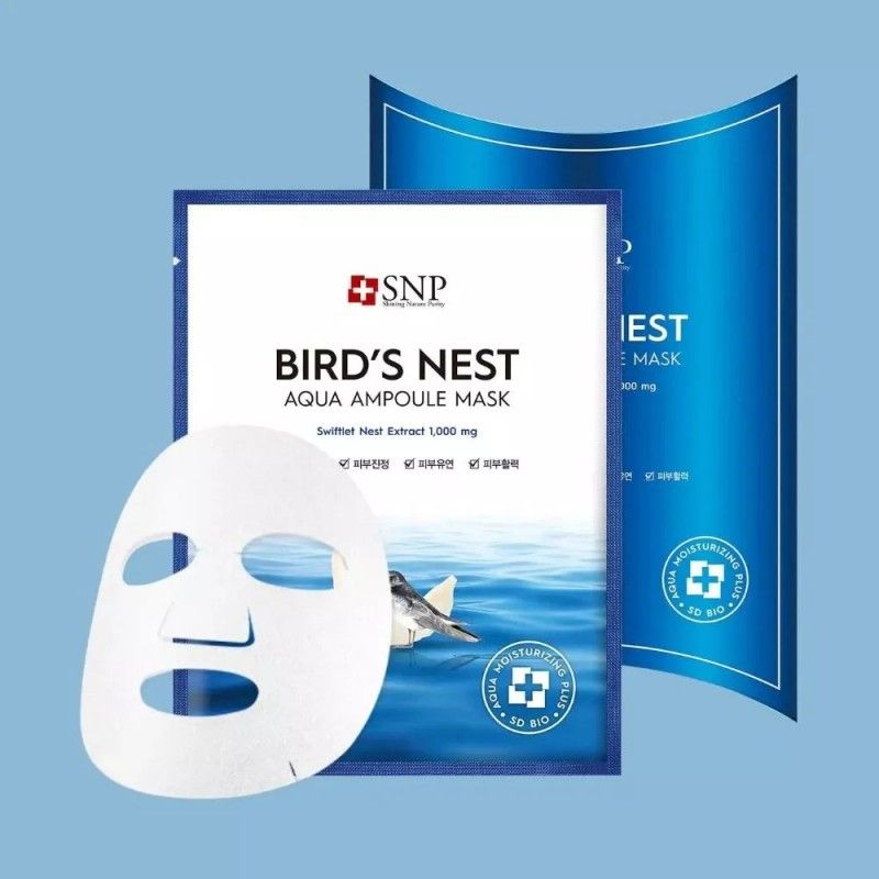 SNP Bird’s Nest Aqua Ampoule Mask 10pcs