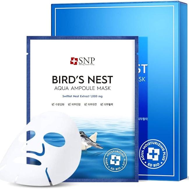 SNP Bird’s Nest Aqua Ampoule Mask 10pcs
