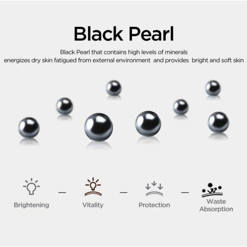SNP Black Pearl Renew Black Ampoule Mask 10pcs