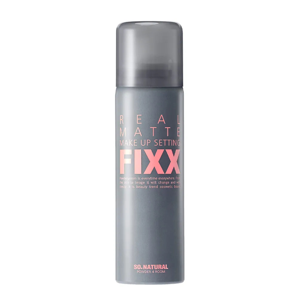 So Natural Fixx持久雾感控油定妆喷雾黑色 75ml