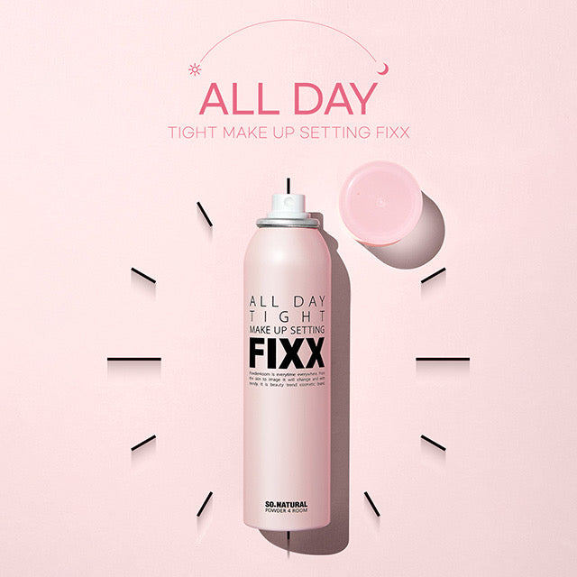 So Natural All Day Tight Make Up Setting Fixx 120ml*2+10ml