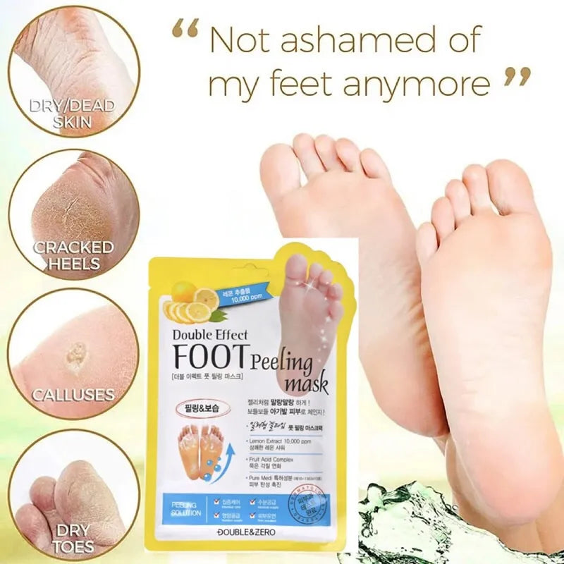Double & Zero Double Effect Foot Peeling Mask 1pair