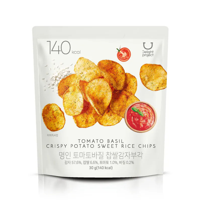 Delight Project Tomato Basil & Crispy Potato Sweet Rice Chips 30g