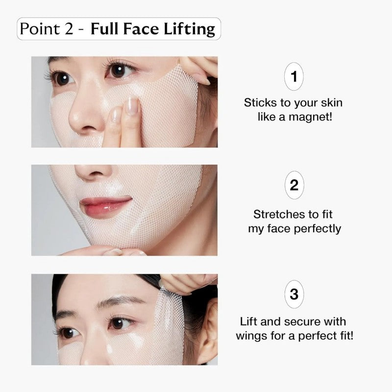 Revcell Vita Collagen Full Face Lifting Up Mask 5pcs