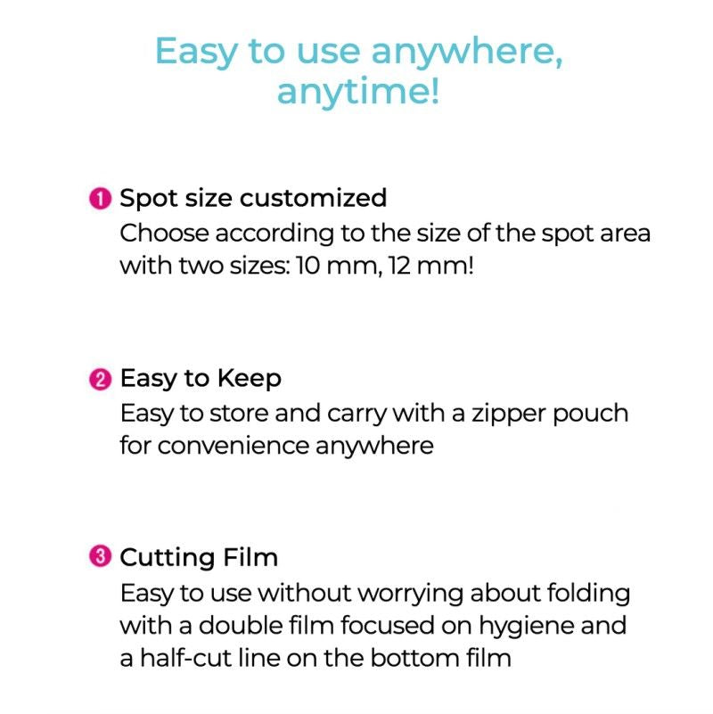 Olive Young Care Plus Spot Cover Patch Calming Clear Acne 102 Pads