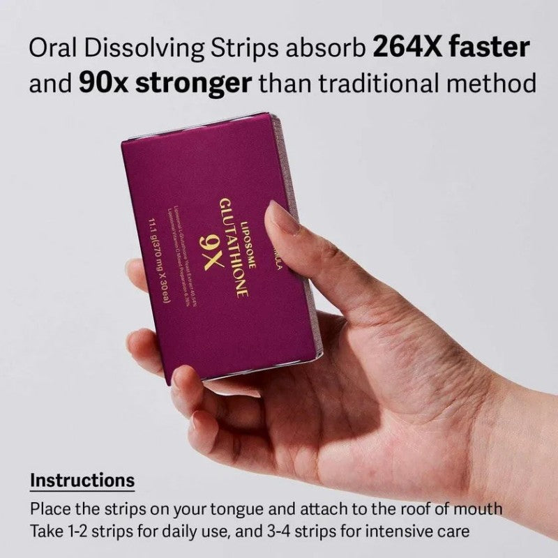 Esther Formula Liposomal Glutathione Strips 9X 30pcs