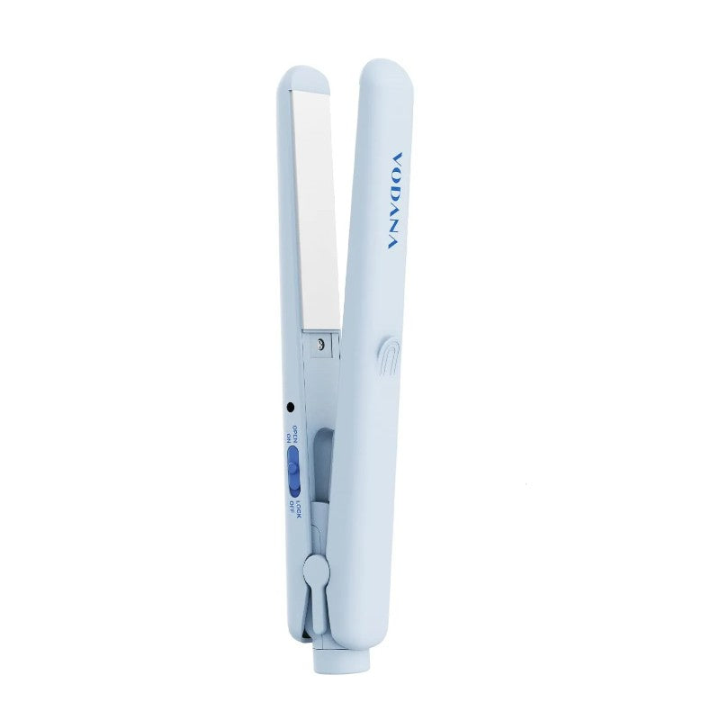 Vodana Mini Flat Iron Small Hair Straightener Blue