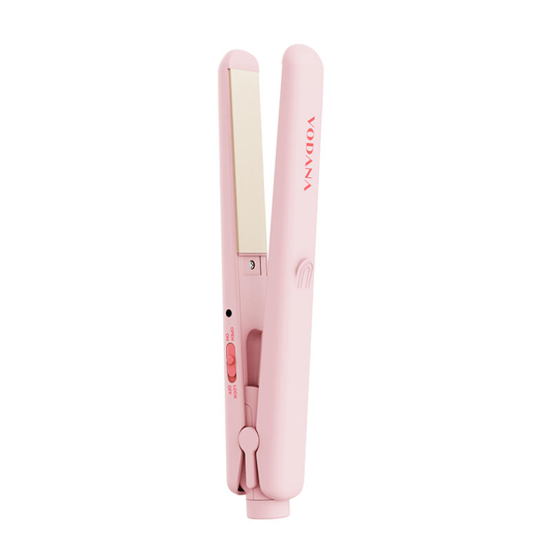 Vodana Mini Flat Iron Small Hair Straightener Pink