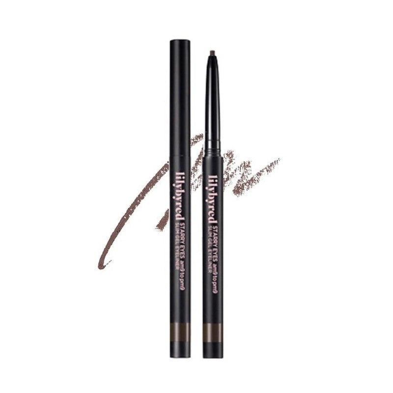 Lilybyred Starry Eyes Am9 to Pm9 Slim Gel Eyeliner #02 Matt Brown