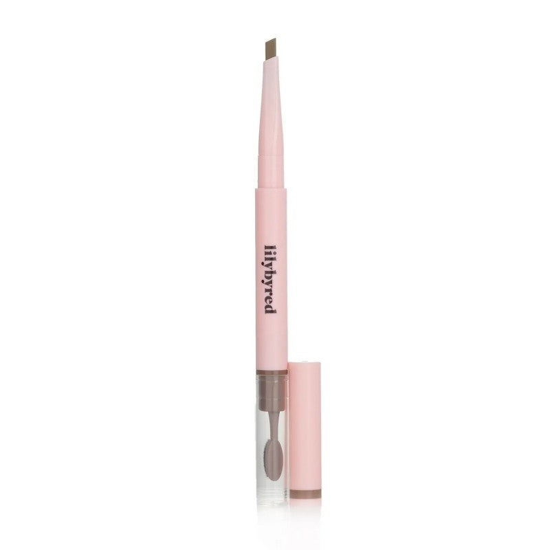 Lilybyred Hard Flat Eyebrow Pencil #02 Medium Brown