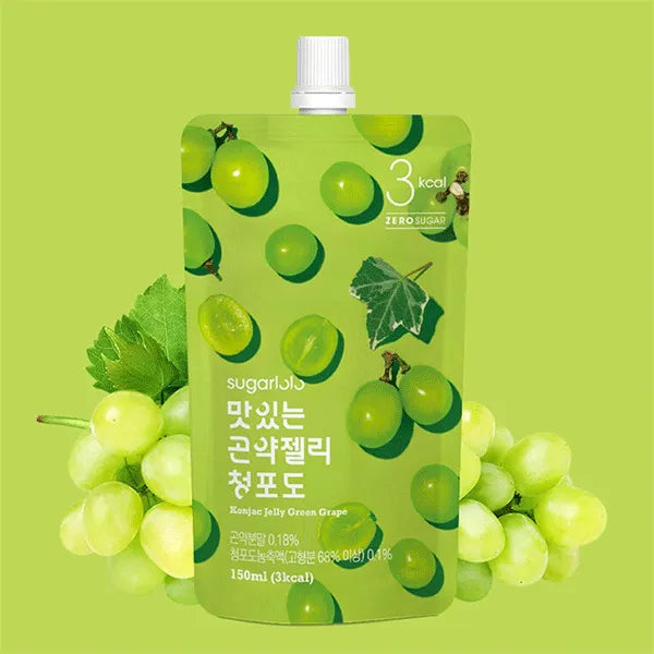 Sugarlolo Konjac Jelly Green Grape 150g