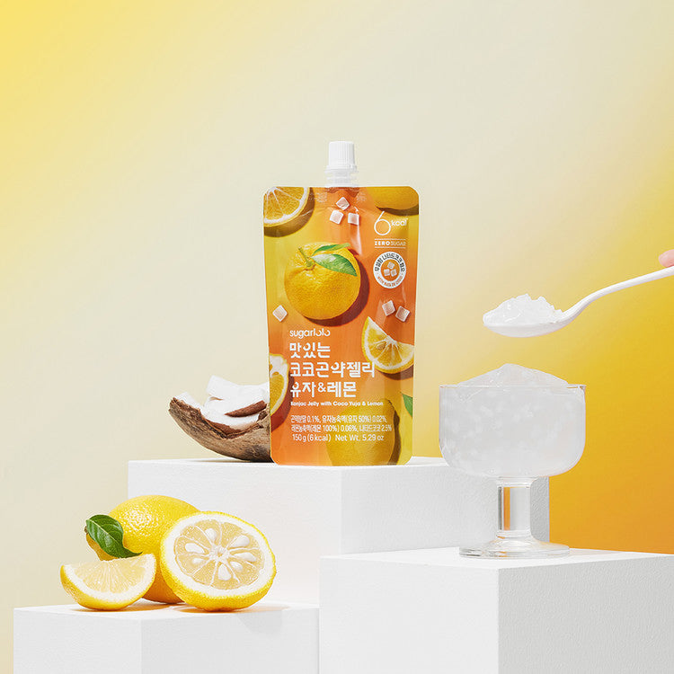 Sugarlolo Coco Konjac Jelly Yuja & Lemon 150g