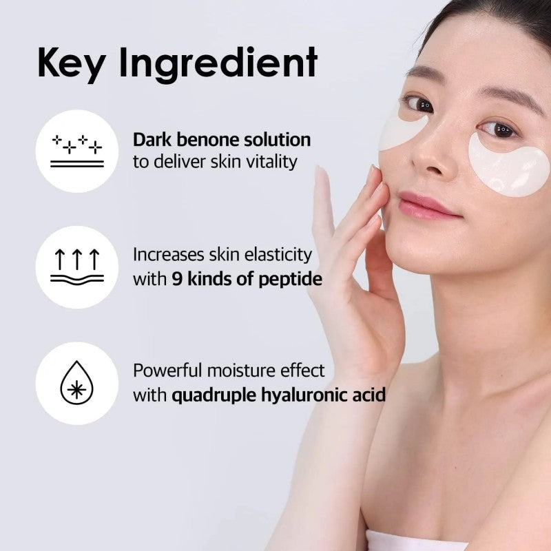 Medi Peel Hyaluron Dark Benone 9 Peptide Ampoule Eye Patch 60pcs