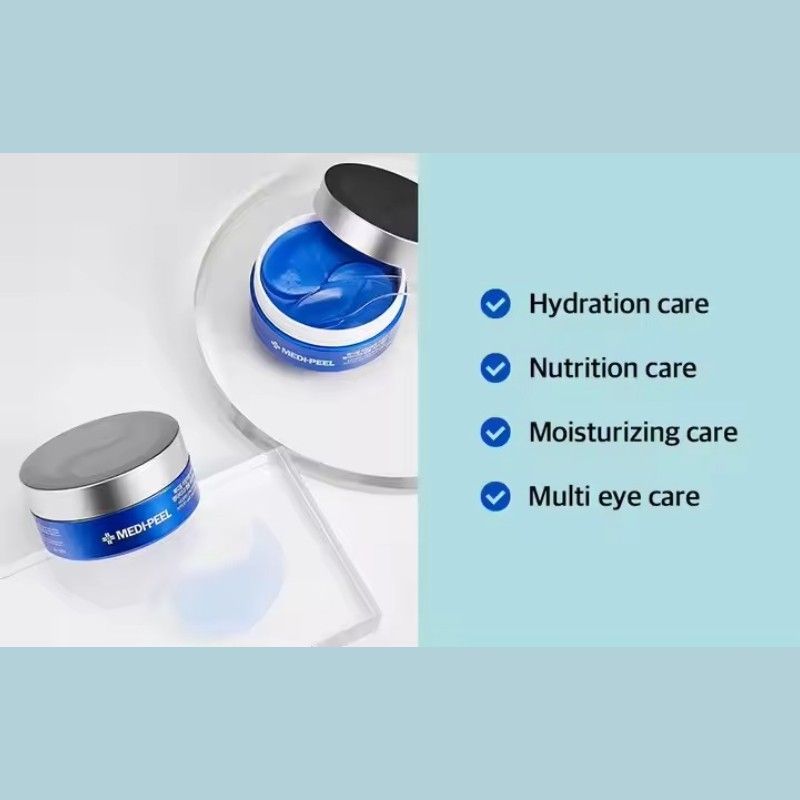 Medi Peel Hyaluron Aqua Peptide 9 Ampoule Eye Patch 60pcs