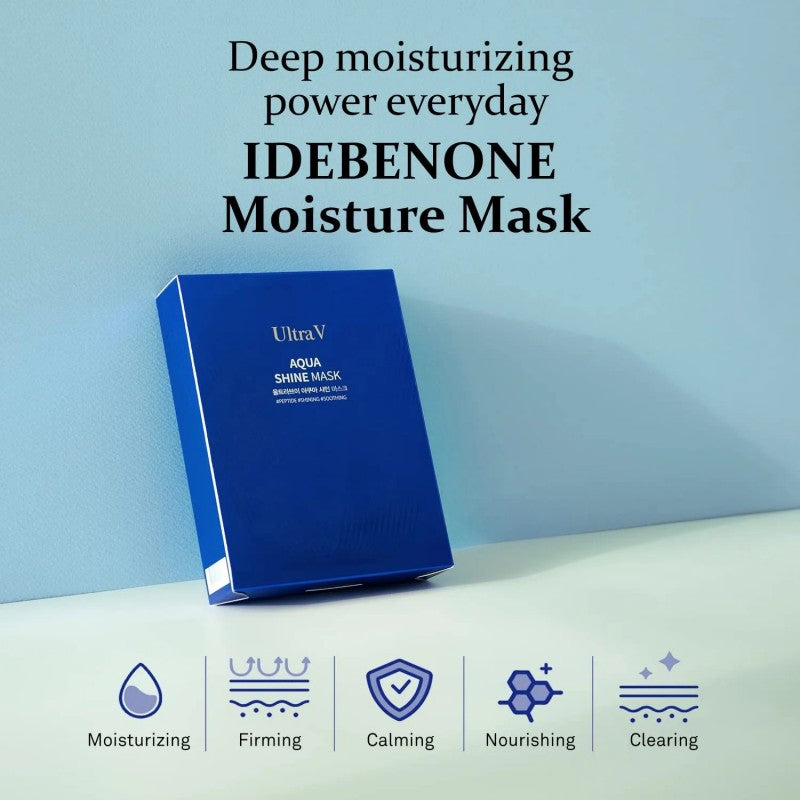 Ultra V Aqua Shine Mask 10pcs