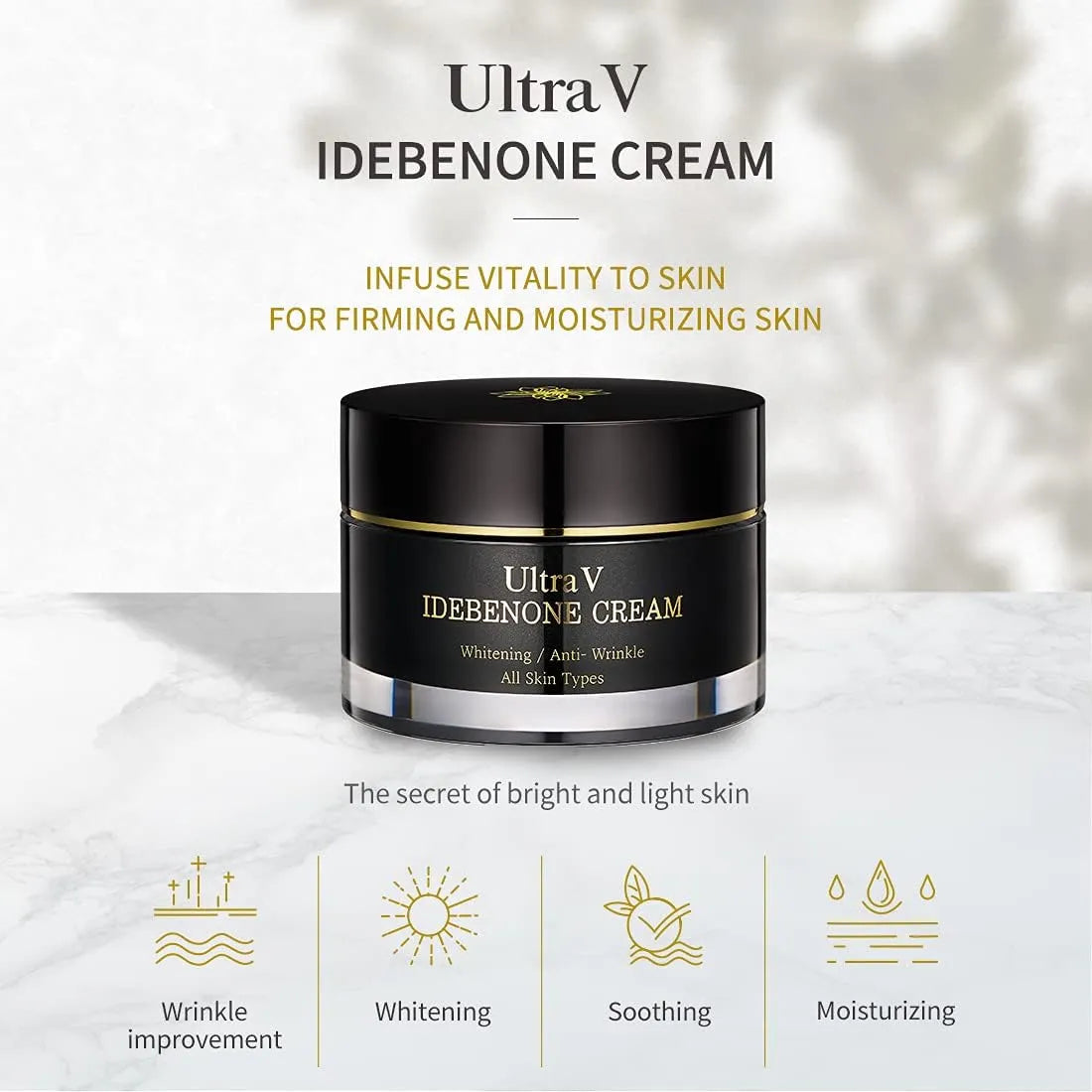 Ultra V Idebenone Cream Whitening Anti-wrinkle 50ml