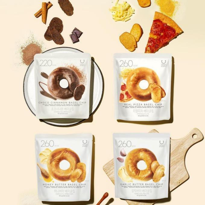 Delight Project Bagel Chip Garlic Butter 55g