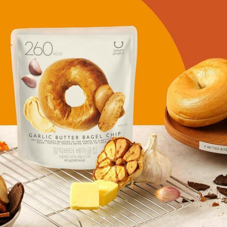 Delight Project Bagel Chip Garlic Butter 125g