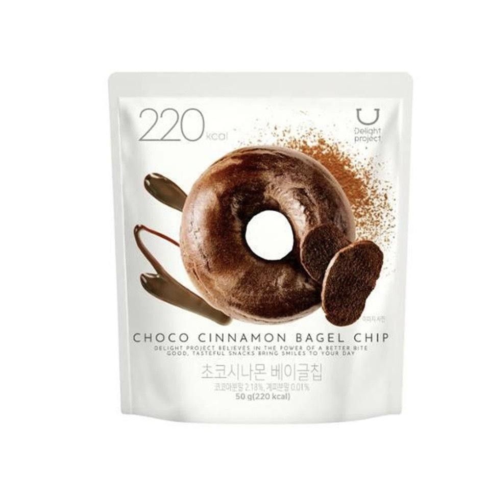 Delight Project Choco Cinamon Bagel Chip 55g