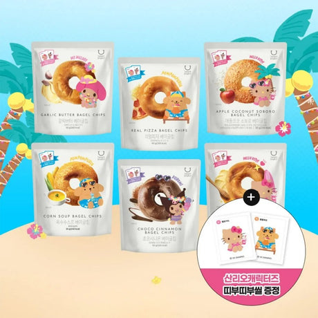 Delight Project Apple Coconut Soboro Bagel Chips Hello Kitty 50g