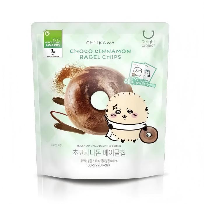Delight Project Bagel Chip Choco Cinnamon Chiikawa 50g