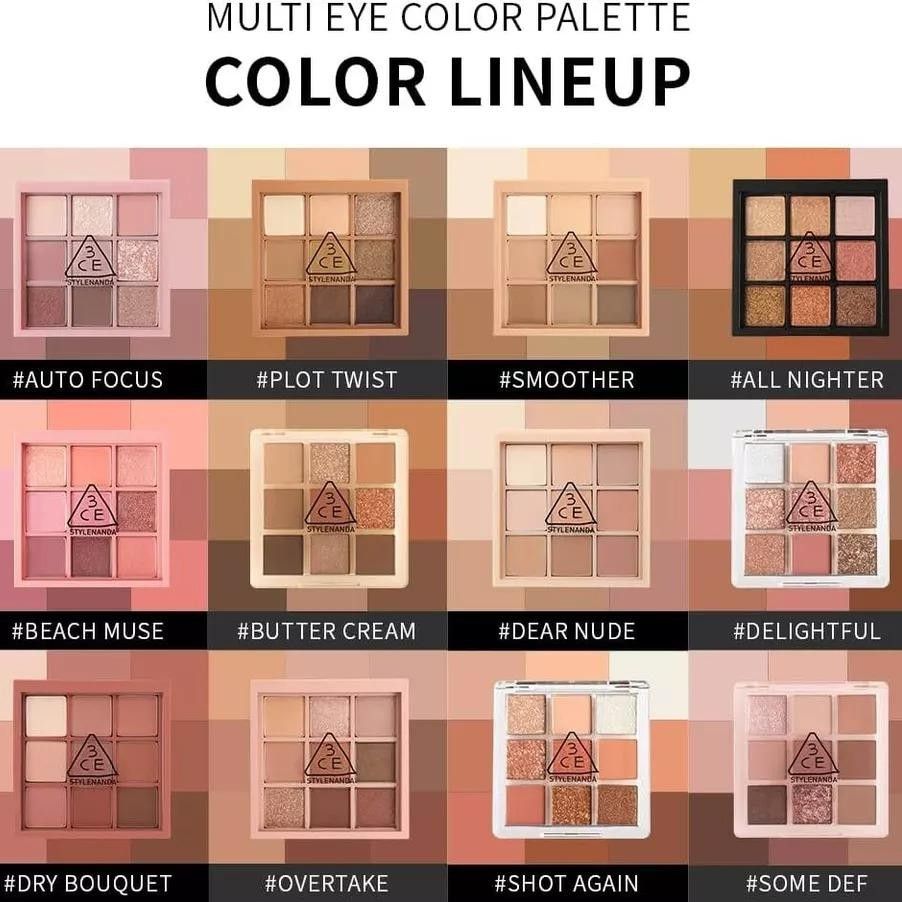 3CE Multi Eye Color Palette #Smoother