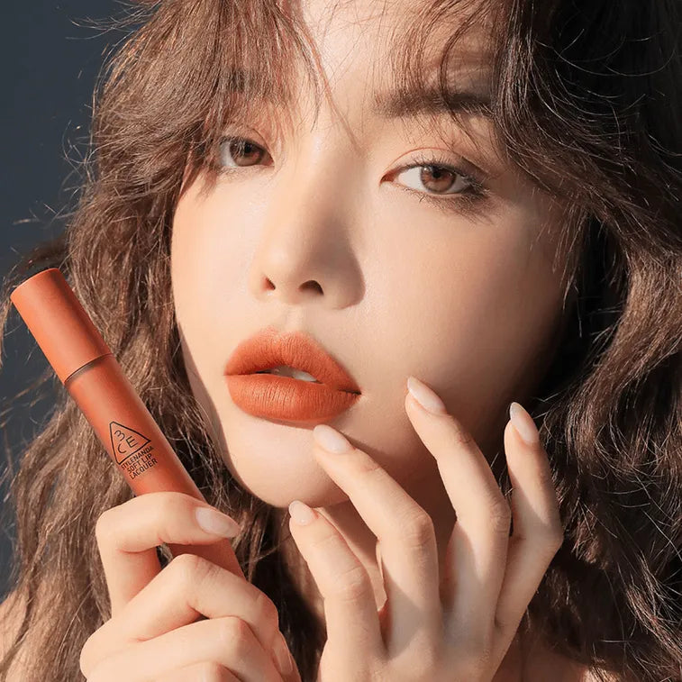 3CE Soft Lip Lacquer #Tawny Red
