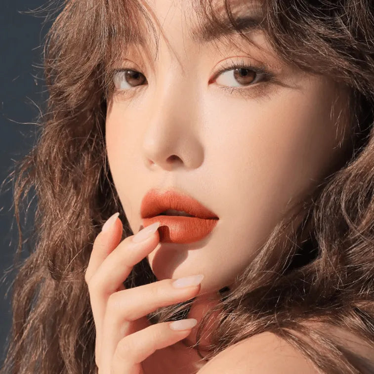 3CE Soft Lip Lacquer #Tawny Red