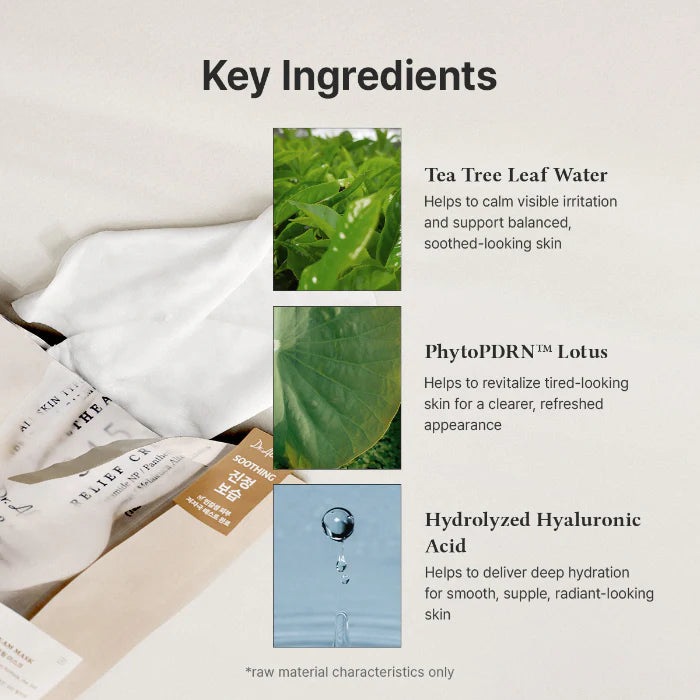Dr.Althea 345 Relief Cream Mask 4pcs