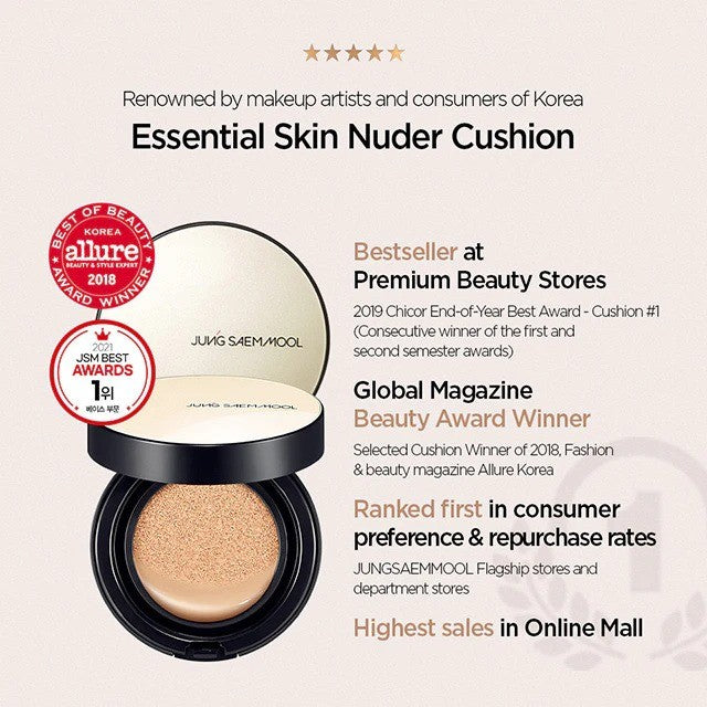 JungSaemMool Essential Skin Nuder Cushion #17 Fair Light