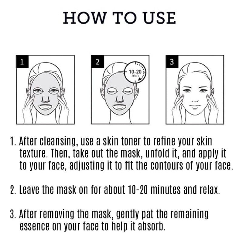 Leaders Mediu Amino Moisture Facial Mask 1pcs