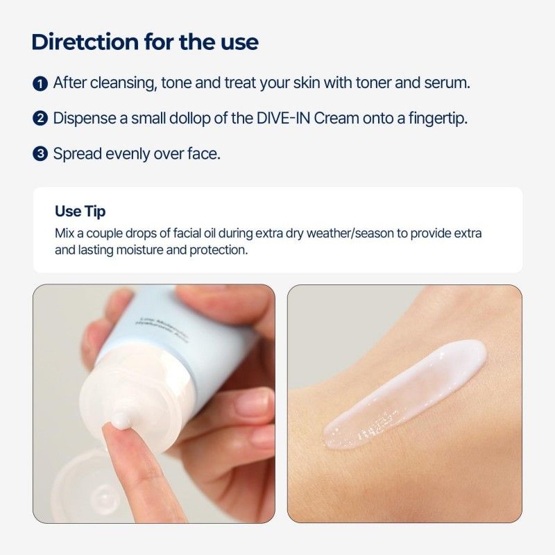 Torriden Dive In Low Molecular Hyaluronic Acid Cream 80ml