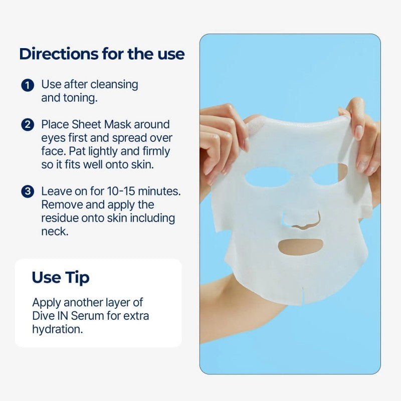 Torriden DIVE IN Low Molecular Hyaluronic Acid Mask 10pcs