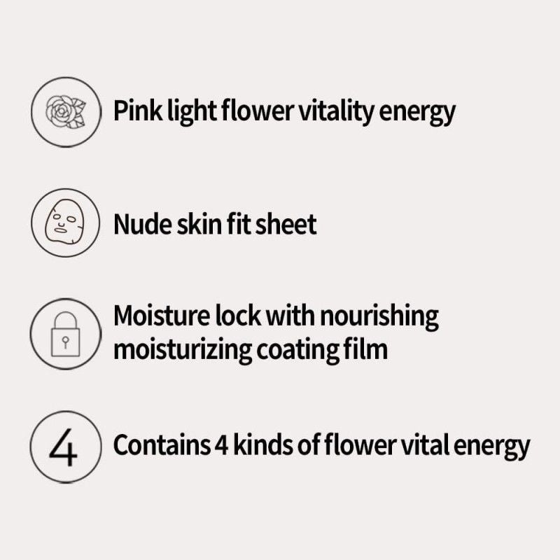 JM Solution Glow Luminous Flower Firming Mask 10pcs