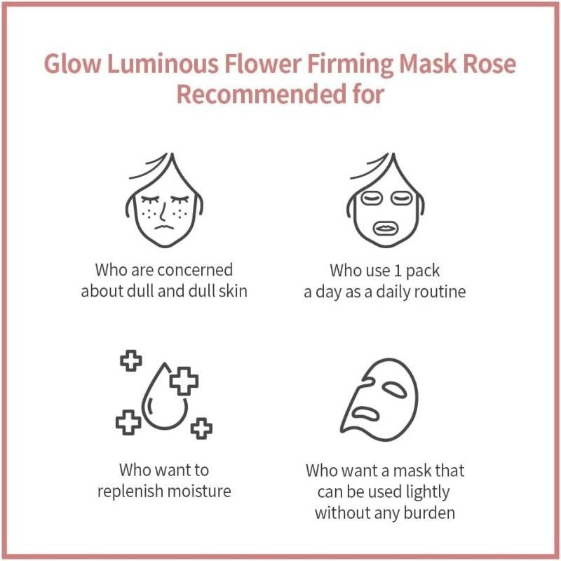 JM Solution Glow Luminous Flower Firming Mask 10pcs