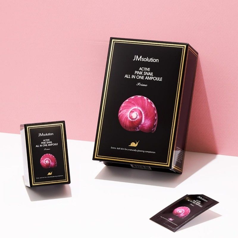 JM Solution Active Pink Snail Brightening Mask Prime 1pcs